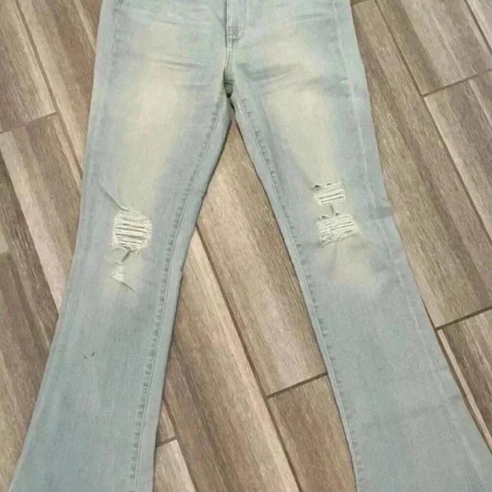 Paige Women's Blue and Grey Jeans